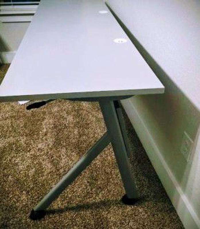 Flash Furniture Davis Commercial Grade 72-in x 24-in Heavy-Duty Nesting ...