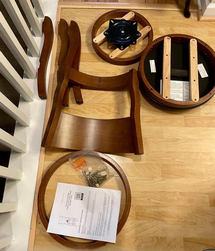 Sedia in legno con schienale aperto LAMBRETTA By La seggiola