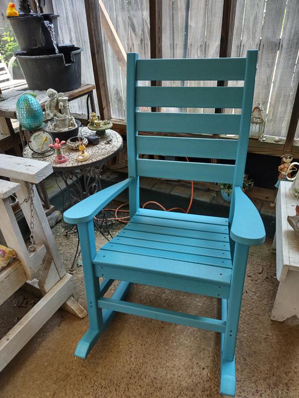 Manchester Contemporary blue rocking chair
