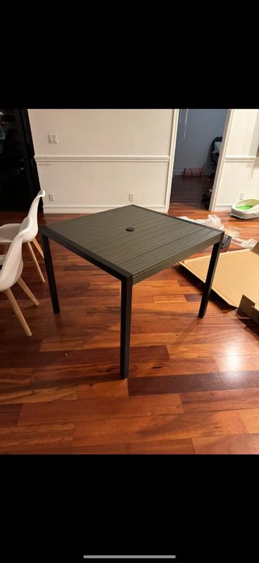 SQ Faux Teak Patio Table XU-DG-UH8100- – CTC Event Furniture SQ Faux Teak Patio Table XU-DG-UH8100- – CTC Event Furniture