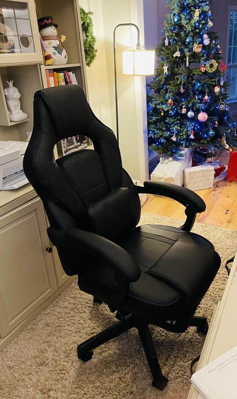 Blackarc Gaming Chair Outfitted With Footrest, Headrest, Lumbar