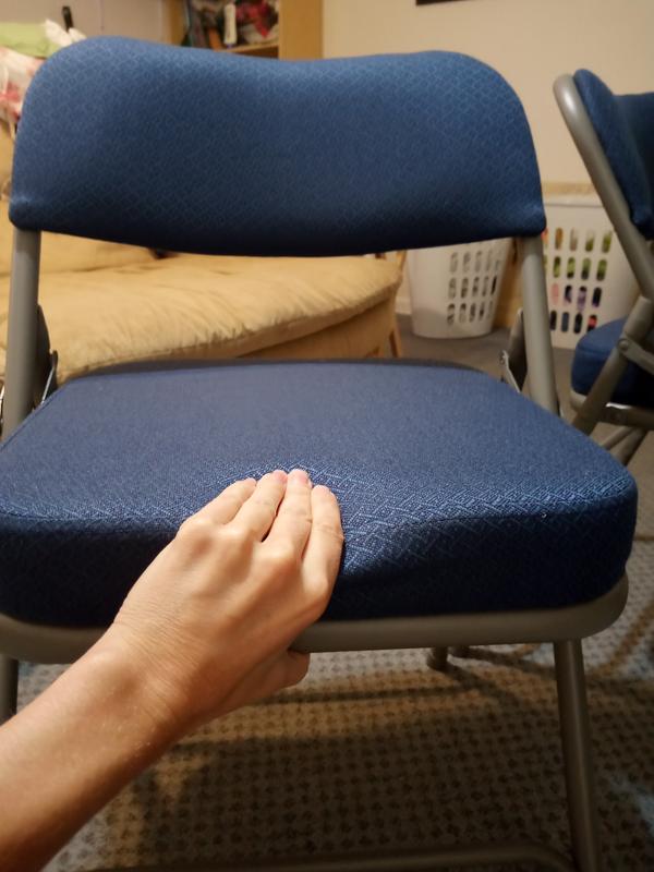 Very firm but I weigh 100 lbs so take that in mind. My hubs is closer to 200 he thinks they're comfy as well.