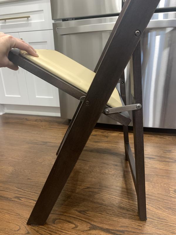 The seat does not lock in place, and collapsed backward on my 3 year old daughter.