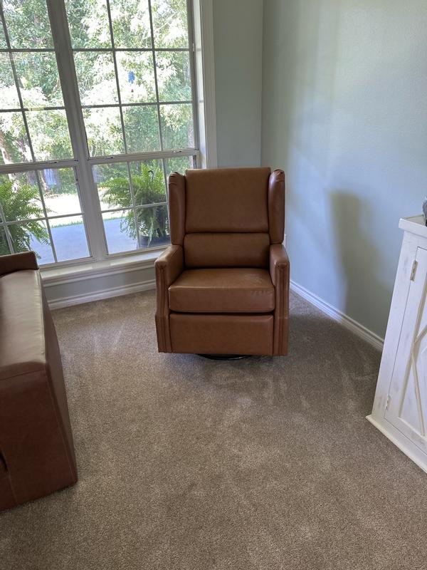 Flash Furniture Omma Swivel Glider Rocker Recliner Chair; Manual 360 ...