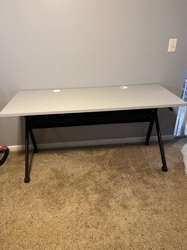 Flash Furniture Davis Commercial Grade 60-in x 24-in Heavy-Duty Nesting ...