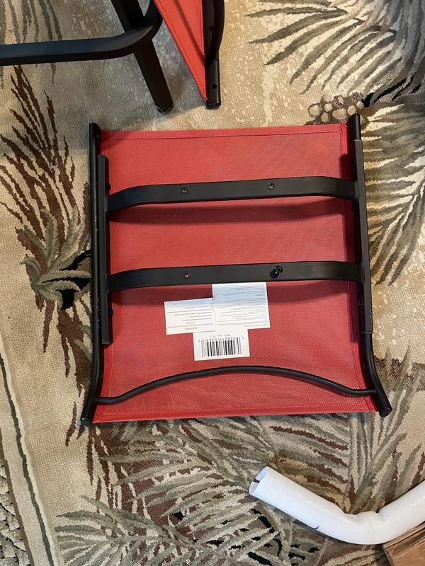 Pre assembled seat frame with uneven bars inserted backwards