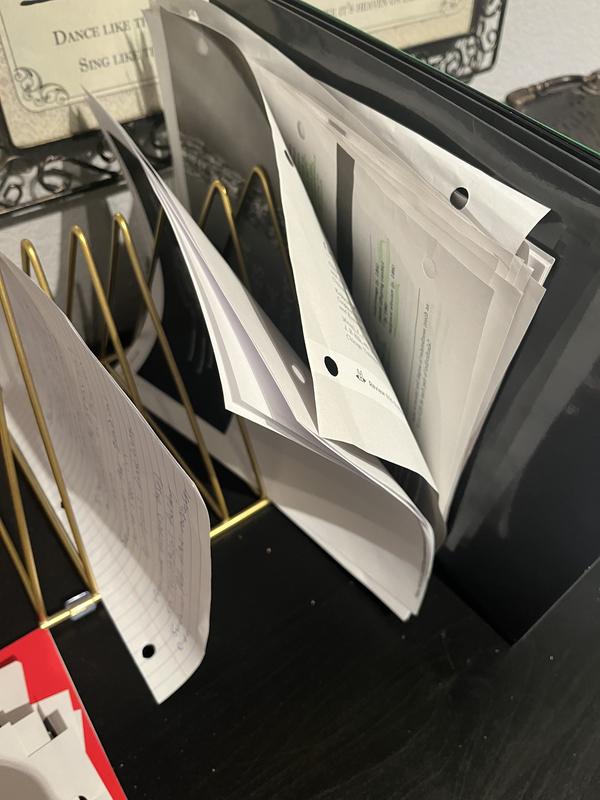 My new desk organizer