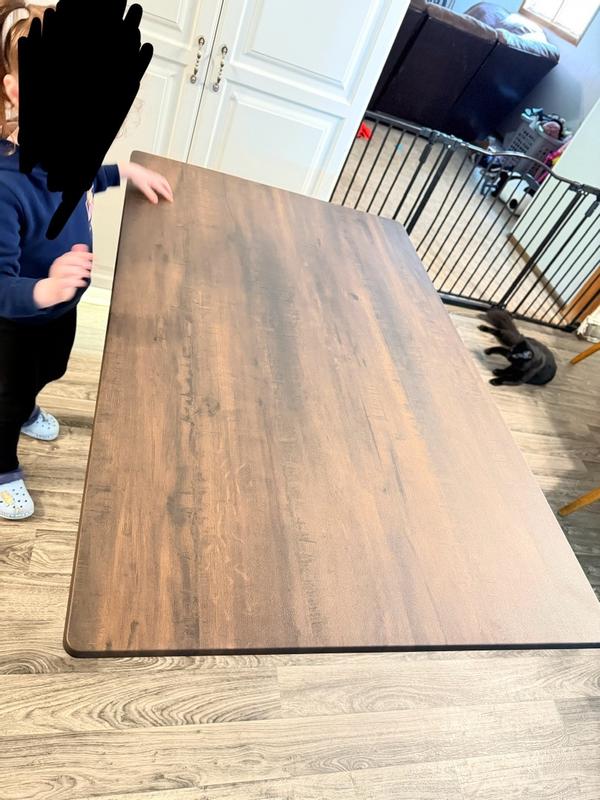 Flash Furniture TopGuard 48-in x 30-in Outdoor Tabletop- Dark Brown ...