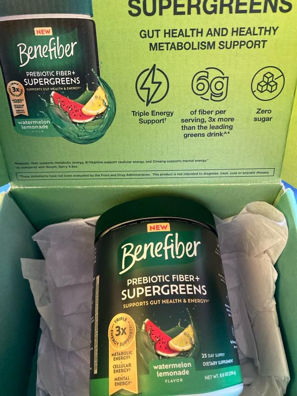 Benefiber Prebiotic Fiber + Supergreens | Benefiber
