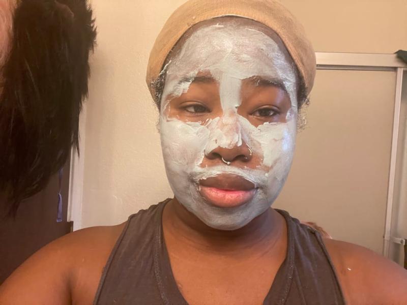 I apply it all over still dries in 5 mins or so