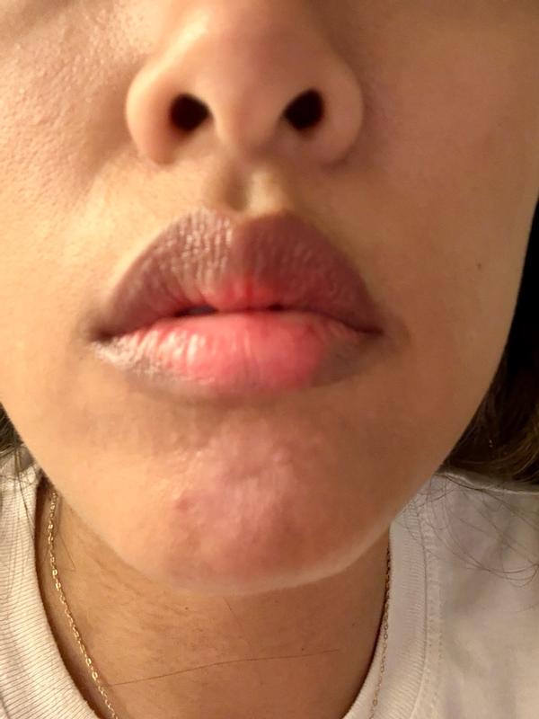 Customer photo for "Color lacks pigmentation"