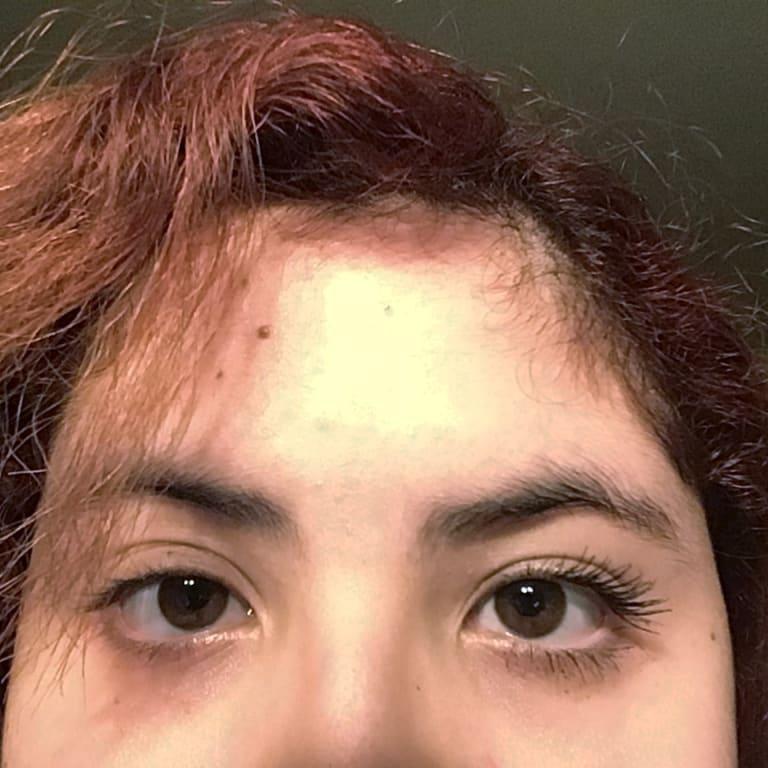Customer photo for "New favorite mascara"
