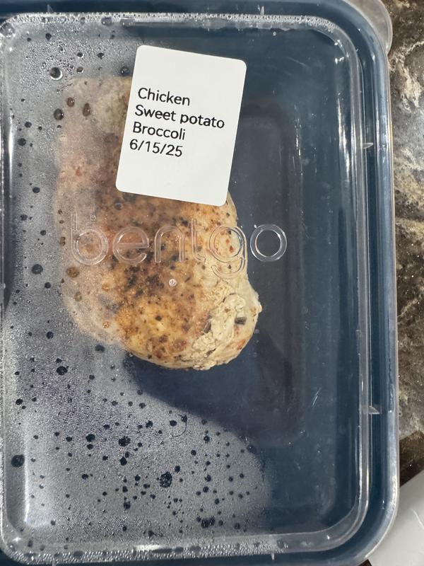 Label them when I get my meals and then they are ready to freeze if I don’t eat them.