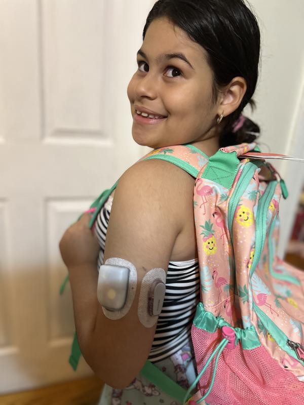 Our warrior Princess with her tropical print