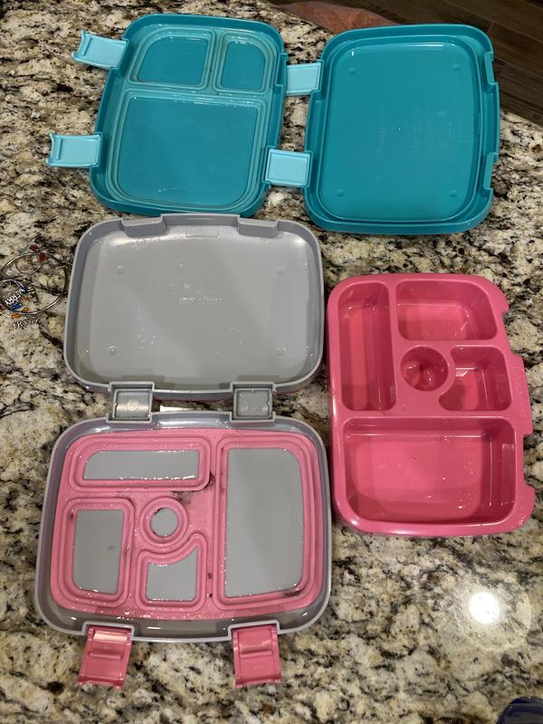 Glotoch Pink Meal Prep Containers Reusable,38Oz 1Or2 Compartment
