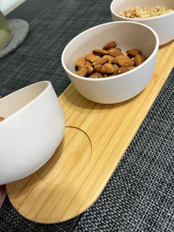 BergHOFF Leo 4pc Bamboo Appetizer Set, 0.29qt.