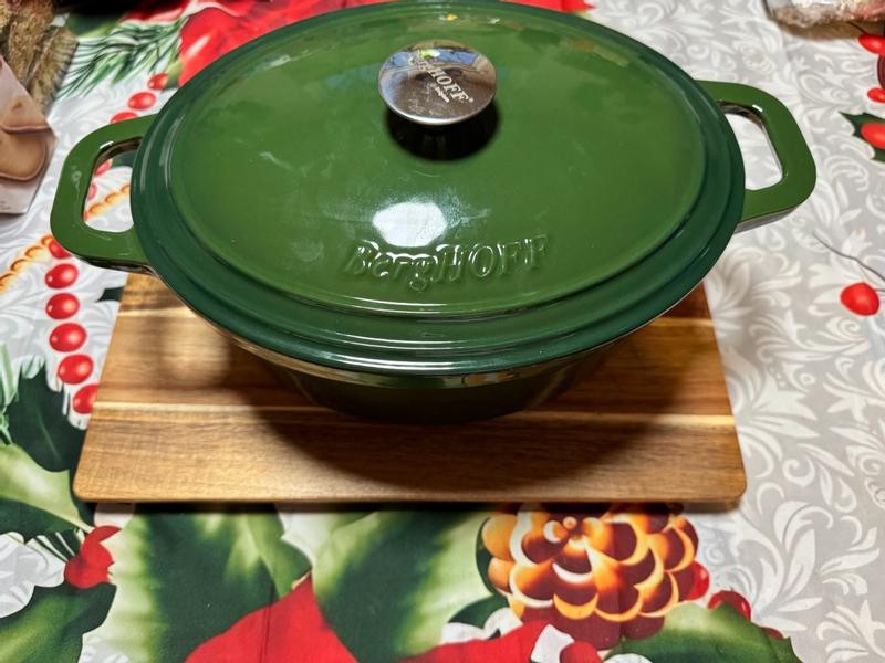Neo 5pc Cast Iron Oval Dutch Oven Set with 10