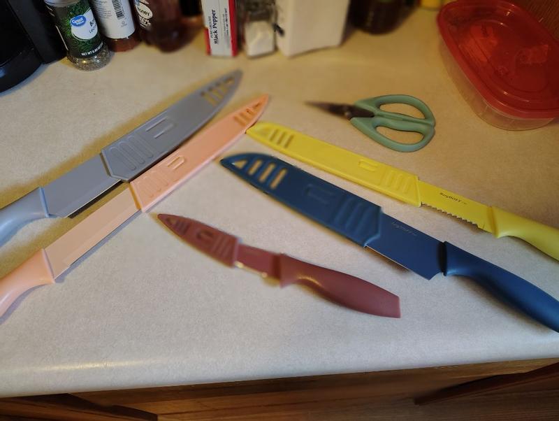12pc Nonstick Multicolor Stainless Steel Kitchen Knife Set — BergHOFF