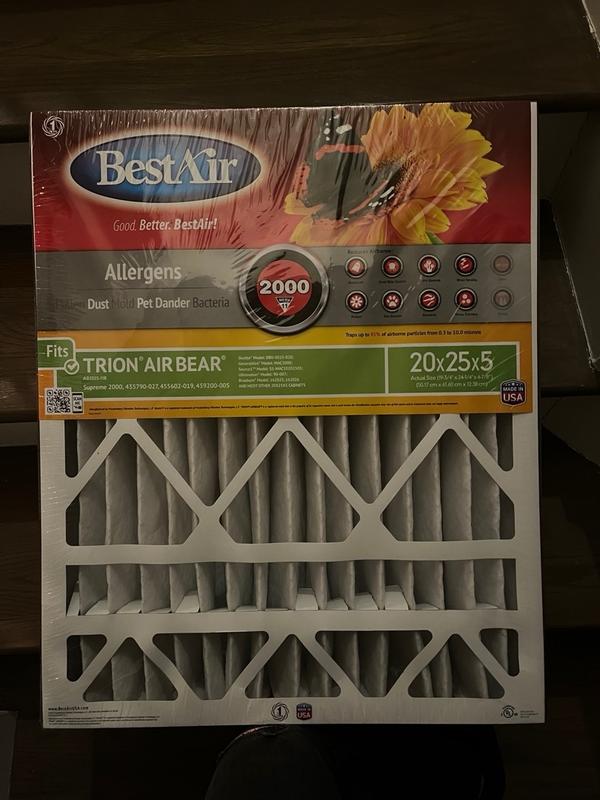 Best air furnace store filter 20x25x5