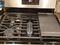 Center grate swapped for griddle when using oven or broiler to better vent heat, click to load a larger version