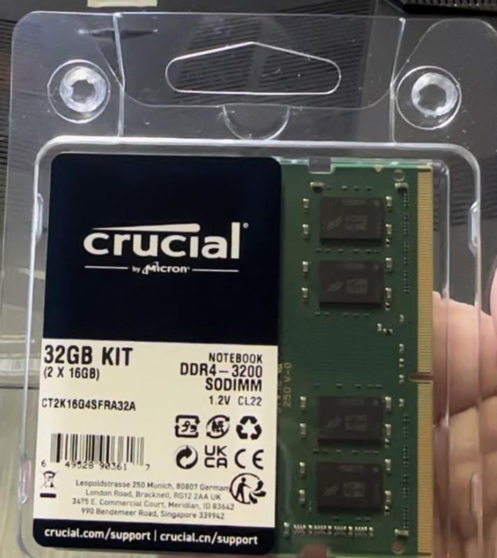 Crucial 32GB (2 x 16GB) DDR4 SDRAM Memory Kit CT2K16G4SFRA32A | Best Buy  Canada