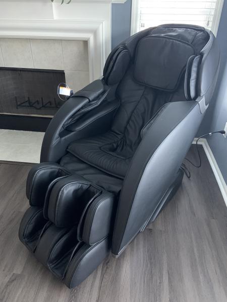 Insignia Faux Leather Power Recliner, Insignia Faux Leather Power Recliner Massage Chair Black