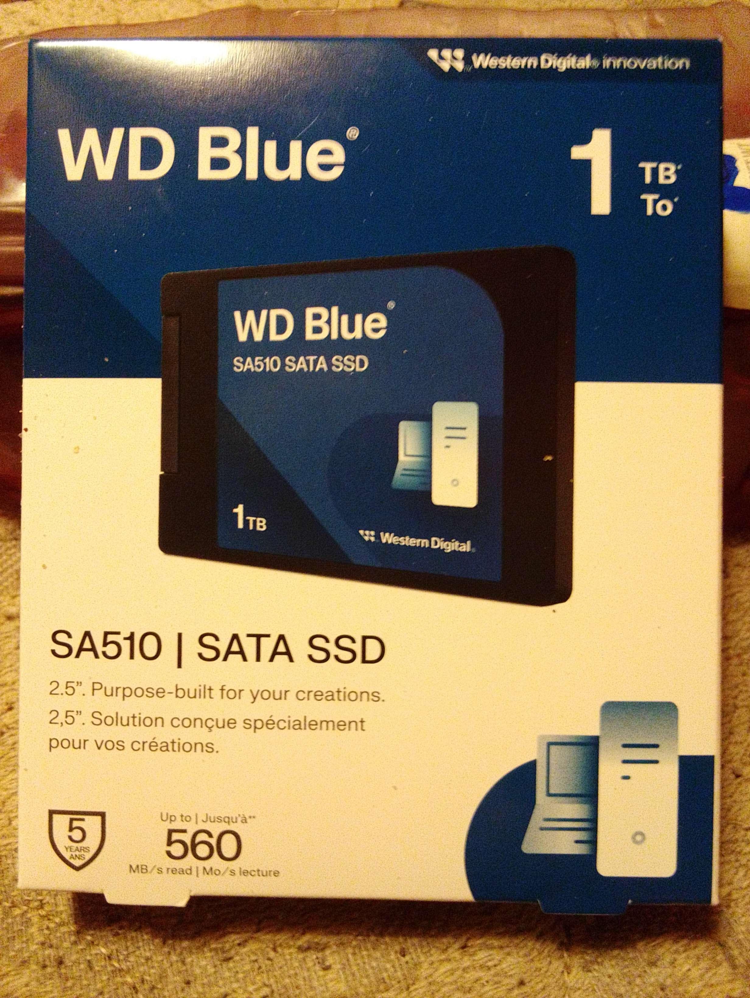 Western Digital 1TB WD Blue SA510 SATA Internal Solid State