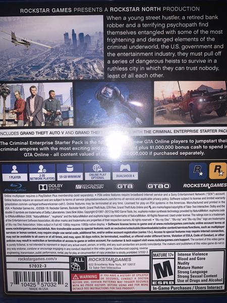 Grand Theft Auto V Premium Edition PS4 Best Buy Canada