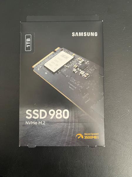 Samsung 980 1TB NVMe PCI-e Internal Solid State Drive (MZ-V8V1T0B