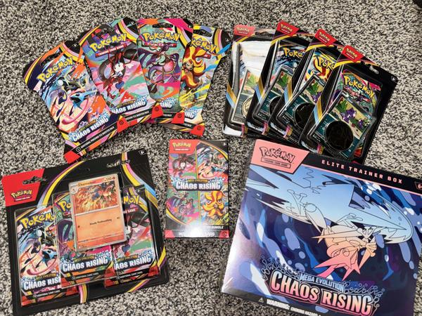 Pokemon TCG: Mega Evolution - Chaos Rising 3 Pack Blister