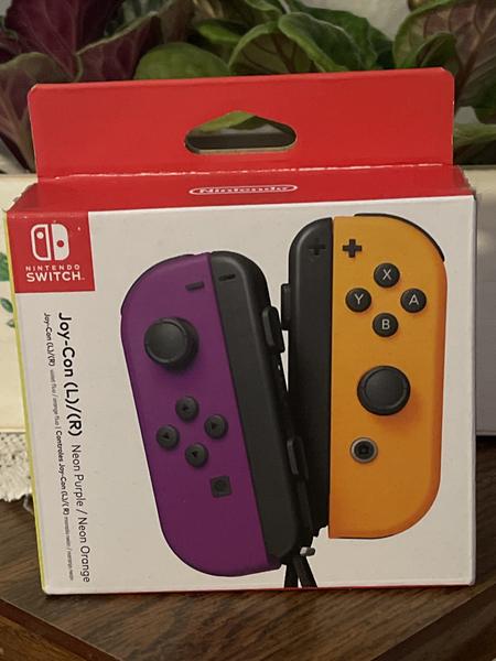 Nintendo Switch Left and Right Joy-Con Controllers - Neon Purple