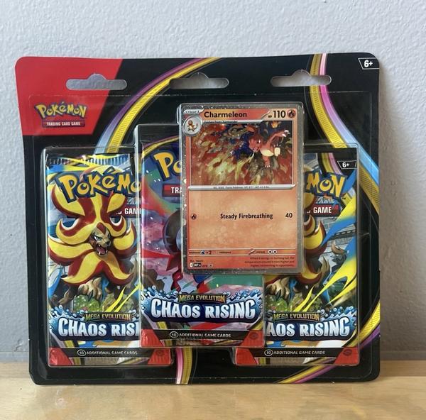 Pokemon TCG: Mega Evolution - Chaos Rising 3 Pack Blister