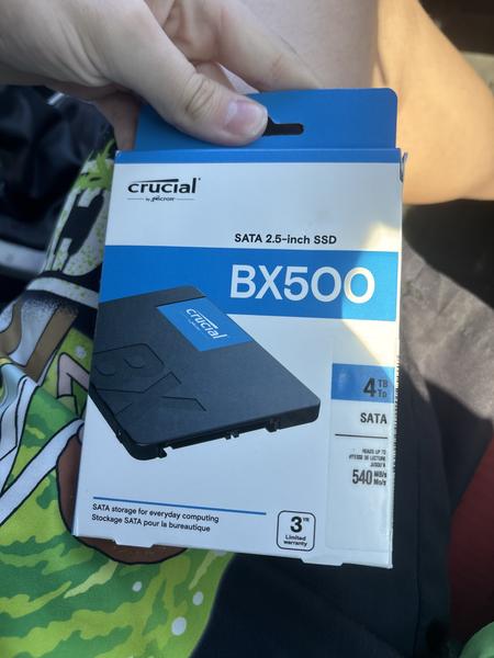 Crucial BX500 4TB 3D NAND SATA 2.5-Inch Internal SSD, up to 540MB
