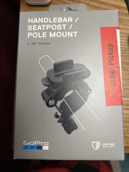 Gopro handlebar seatpost mount clearance