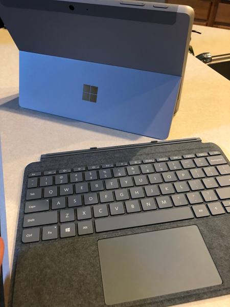 Microsoft Surface Go Signature Type Cover for Surface Go, Go 2, and Go 3  Ice Blue Alcantara Material KCS-00105 - Best Buy