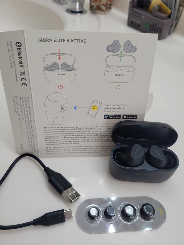 Best Buy: Jabra Elite 4 Active True Wireless Noise Cancelling In-Ear  Headphones Mint 100-99180002-02