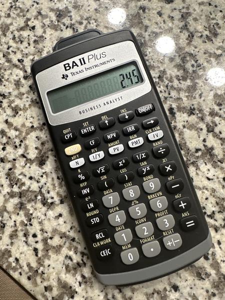 Texas Instruments BA-II Plus Financial Calculator