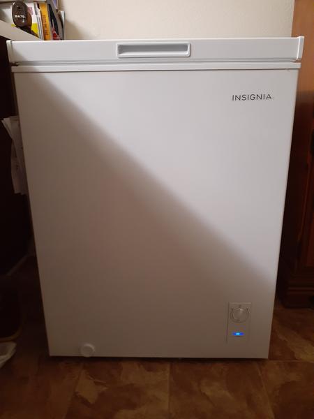 Insignia™ 5.0 Cu. Ft. Garage Ready-Chest Freezer White NS-CZ50WH0