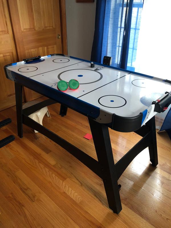54in Air Hockey Table W 2 Puck 2 Paddles Led Score Board