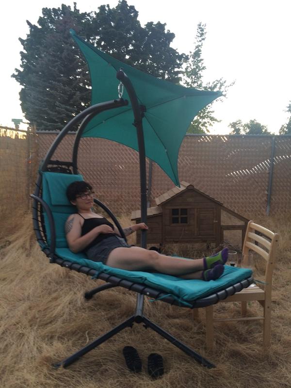 Customer Reviews Best Choice Products Hanging Curved Chaise Lounge