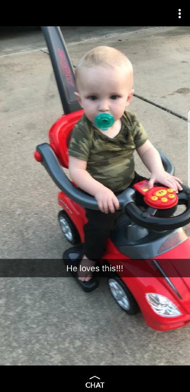 Loves His Car