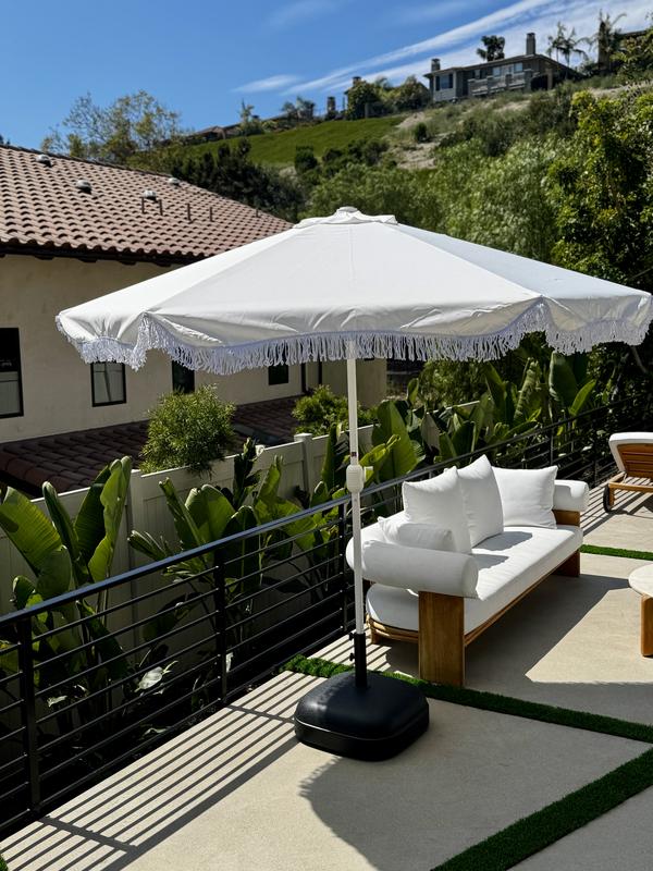 hampton bay offset patio umbrella cover Replacement Canopy for 9119-01569900 11ft Duck Covers Ultimate Waterproof SEASONS SELECT outdoor patio Best Choice Products 8-Person Circular Outdoor Picnic Table w/ 4 Benches  Umbrella Hole  2000lb Capacity - Green Style:Umbrella with Valance