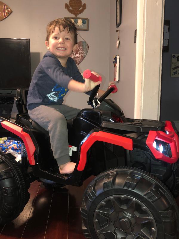 When I tell you my child is loving this four-wheeler I’m not even joking. THANK YOU BEST CHOICE PRODUCTS for a great quality product because of you I have a happy kiddo which makes me a happy momma. Will purchase from this website 1000X over.