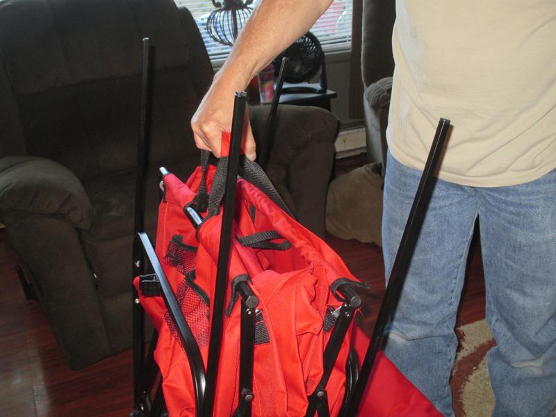 shows top canopy support NOT removable unless you undo all the bolts, flimsy