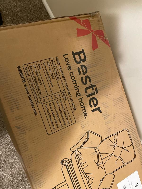 Bestier 47.24-in W High Back Home Office Chair with Retractable ...