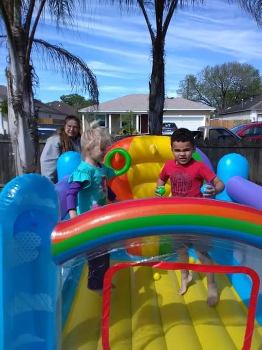 Customer photo for "Hot Air Balloon Bouncer"