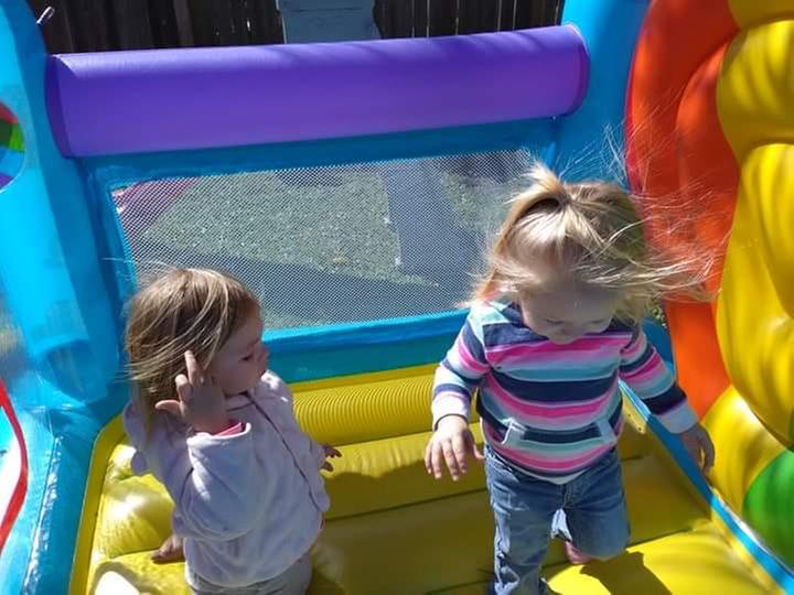 Customer photo for "Hot Air Balloon Bouncer"