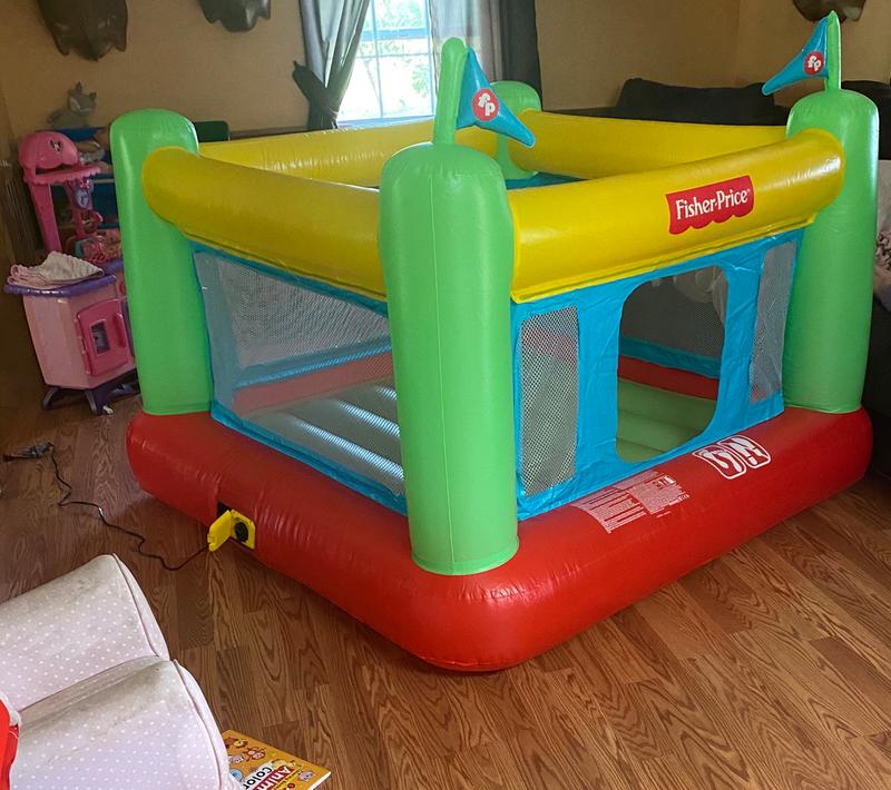 Fisher-Price 15264 Bouncesational Bounce House with Built-in Pump for sale online 