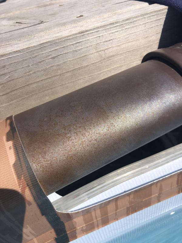 Rusting after 2 months of use