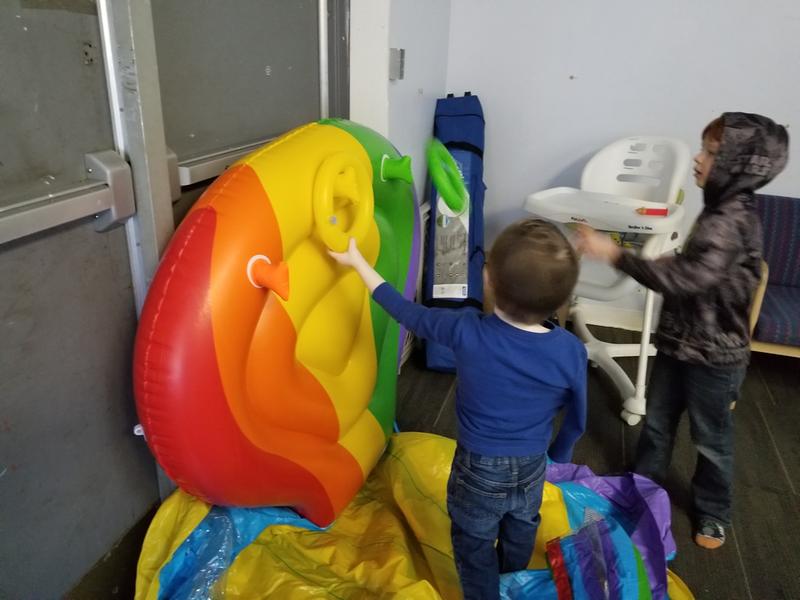 Customer photo for "Could not figure out how to inflate"